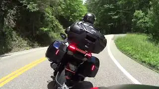 Kawasaki Concours 14 (GTR1400) Pulling a Trailer on Tail of the Dragon