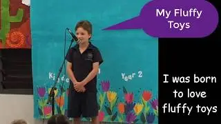 'My Fluffy Toys' a Poem by Louis Jackson with subtitles