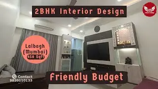 Дизайн интерьера 2BHK l 450 кв. футов | Лалбауг | Мумбаи l A A Дизайн интерьера
