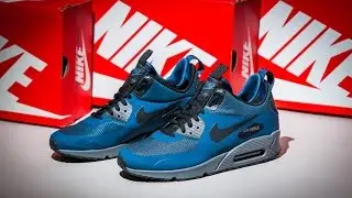 Nike Air Max 90 Mid Winter Squadron Blue Black Dark Grey