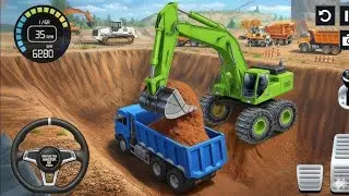 👷City Road Construction Simulator 3D 🚧 | Heavy Excavator & Truck (Android Gameplay)