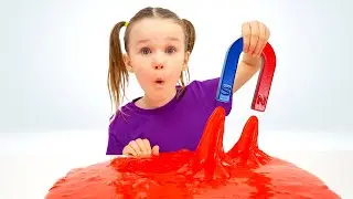 Magnetic Slime Science Experiment