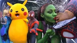 Человек-паук Майлз Моралес против ComicCon 2015 против Pretty Ladies с участием Meanmug713