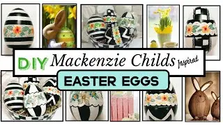 How To DIY Mackenzie Childs Inspired Easter Eggs 2021