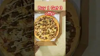 Buy 1 Get 3 Pizza Hut offer 🍕 #pizzalover #freepizza #pizzahut  #garlicbread #cheesegarlic