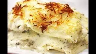 La Mejor Lasaña de Pollo y Champiñones muy facil de hacer