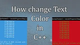 How to Change Text Color in C++