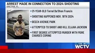 GCSO: Man arrested in connection to 2024 November shooting in Gretna