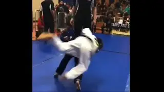 INSANE Judo girl makes little boy cry 😂 #Shorts