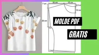 🌸BLUSA MANGA KIMONO (Patr&oacute;n PDF GRATIS!! )🌸