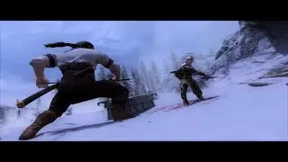 Skyrim Mod: Colorful Magic Boss Fight | Umbra