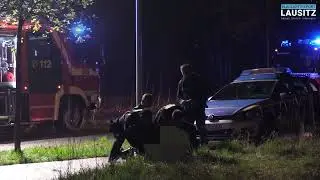 Hoyerswerda: Lagerhalle steht im Vollbrand – Polizei nimmt Person fest