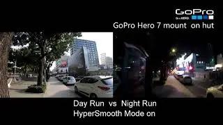 GoPro Hero 7 Day run vs Night run