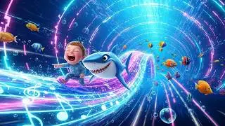 Baby Shark Dance Remix 🦈💃 | Fun 3D Kids Music | Bunny Snow