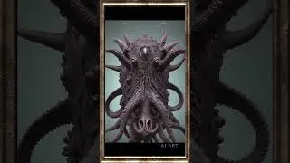 Alien Head Design ?Octopus? Hyper-Realistic AI-Generated Extraterrestrial #aiimages #aiart #aidesign
