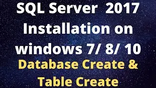 sql installation on windows 10 || sql server installation 2017 || how to install sql server 2014