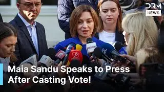 СВЕЖИЕ НОВОСТИ: Президент Майя Санду выступает после голосования | Выборы в Молдове 2025 | AC1Z