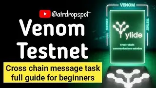Venom Testnet Step By Step Tutorial Free Airdrop Step By Step Guide For Beginners