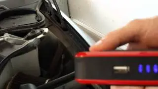 Jump starting car off very small battery pack
