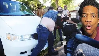 HE SLAMMED ME TO THE GROUND WHEN I TOWED HIS CAR!!! *Reaction*