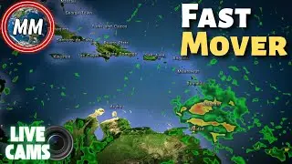 Wet System Moves Through | A Recap Of The Hurricane Season | Now with LIVE Caribbean Cameras
