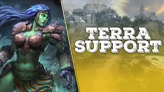 SMITE Terra Gameplay as Support - New God! - PTS customs
