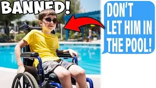 HOA Karen SLAPS My Disabled Kid For Using Public Pool! Claims It's HOA Property!