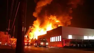 Fire at Uhaul storage Walker's Point, Milwaukee WI