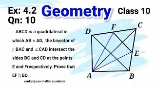 Geometry Exercise 4.2 Question 10 Class 10 #samacheerkalvi 