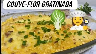 TRANSFORMEI A COUVE FLOR EM UM PRATO IRRESIST&Iacute;VEL/ COM CREME DE MILHO 🌽 