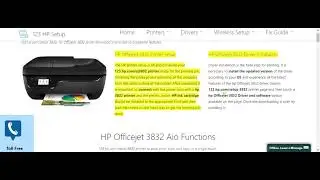 HP Officejet 3832 printer setup | Unbox HP Officejet 3832 printer | Wi-Fi setup