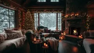 Ultimate Christmas Ambiance:  Jazz Piano Festive Background Music and Fireplace