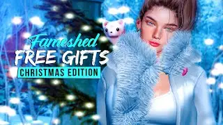FAMESHED | FREE Gifts Second Life Christmas Edition 2020 | REZZ ROOM giveaway