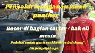 penyakit langganan ISUZU PANTHER.. bocor dibagian karter oli / bak oli mesin @nofryperdanamotor