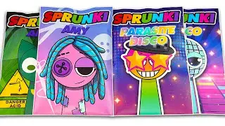 | Paper DIY | Blind Bag Sprunki DISCO, Parasite Disco , Amy, Tox Phase 1vs2vs3vs4! | Spunki Motion