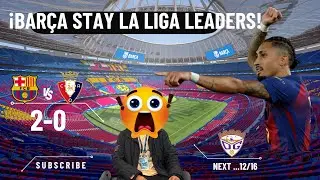 RAPHINHA BOOSTS BARÇA AHEAD IN LA LIGA RACE!🔥🔥