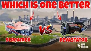 WR🔥 New Weapon Screamer VS Devastator Weapon Comparison |WAR ROBOTS|