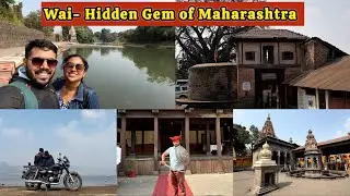 Wai tourist places | One day spent in Wai | couple travellers | bike ride from Pune #vlog