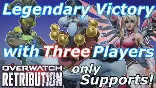 Overwatch - Trio Legendary Victory with Only Supports in Retribution(All Heroes)