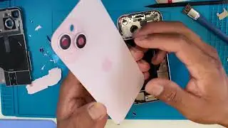 Reparación de reemplazo de vidrio trasero del iPhone 15