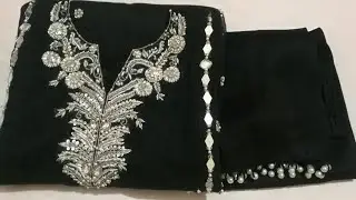 kurta trouser design with back neckline  beads design | trouser loops design | #loopsdesign