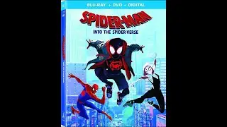 Opening to Spider-Man: Into the Spider-Verse 2019 Blu-Ray