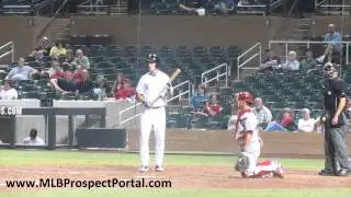 Phillies LHP Jake Diekman strikes out Rockies OF Tim Wheeler - Arizona Fall League 2011