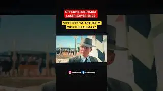 OPPENHEIMER IMAX worth hai? ya sirf HYPE?🤨 To find out i went to the best imax in Mumbai&hellip;