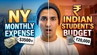 Monthly Expense living in New York | Cost of Living in USA | Indian Student Month ka Kharcha