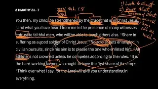 Grace Is Power, Not Just Pardon: 2 Timothy 2:1&ndash;7, Part 2