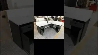 The customized reception desk for our Nepalese client! #officefurniture
