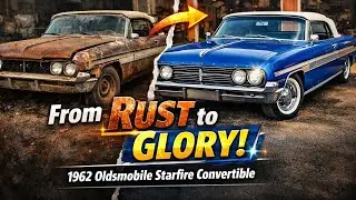 ASMR car restoration I 1962 Oldsmobile Starfire Convertible Restoration