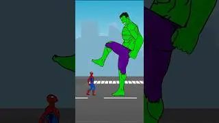 funny animated video by ai #hulk #shorts
