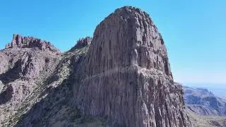 Hiking Flatiron in Superstition Mountains | Amazing 4k drone shots